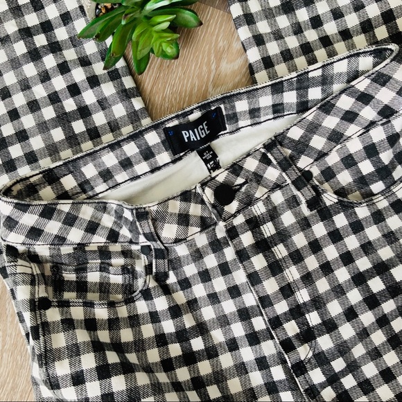 Paige Horton Straight Angle City Gingham Jean - Picture 8 of 8